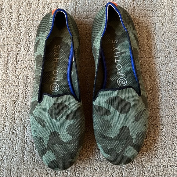 Rothy's Green Camouflage Flats - Picture 4 of 7
